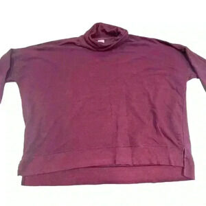 Pink brand oversized Sz large sweater with cowl neck super comfy roomy